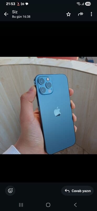Boşqablar: IPhone 12 Pro, 128 GB, Mavi, Face ID — 2
