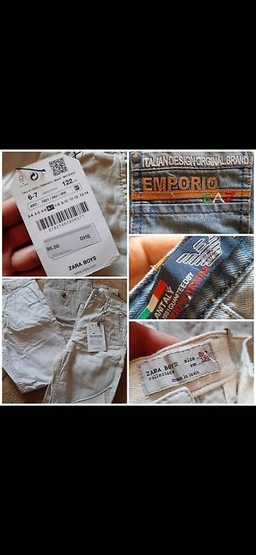 6-7 yaş,7-8 yaş Zara boys,armani,wogi dogi brend şalvarları.Hamısı