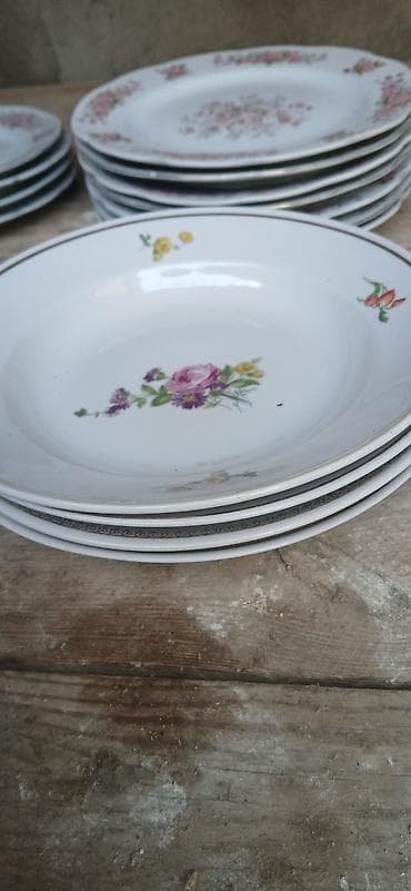 saxsı qablar satışı: Boşqablar, rəng - Ağ, Keramika — 9