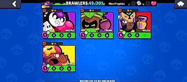 Другие комплектующие: Brawl Stars hesabı – geniş seçimli döyüşçülər və inkişaf etmiş — 10