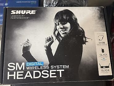 mini dv kamera: Shure SM Digital Wireless System – Headset komplekti Peşəkar səhnə və — 4