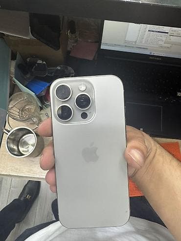 iphone s16: IPhone 16 Pro, 128 GB, Gümüşü, Face ID — 2