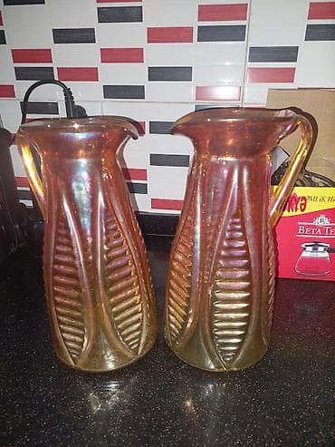 edava qablari: Rəng - Qızılı, Şüşə, 2, 2 l — 2