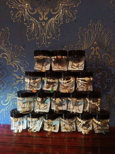 бусы из натурального камня: Bəzək aksessuarları dəsti – bankalarda tematik qarışıq - Hər bir — 3