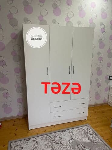 şifonyer satılır: Yeni, Açılan, 3 qapılı Düz dolab, Şifonyer, Azərbaycan — 1