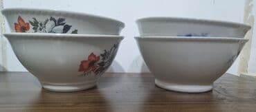 Бытовая химия: Супницы, Набор из 4 шт., цвет - Белый, Керамика, Россия — 6