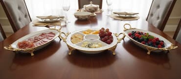 tortlar 2020: Tort və şiriniyyat qabı, rəng - Qızılı — 1