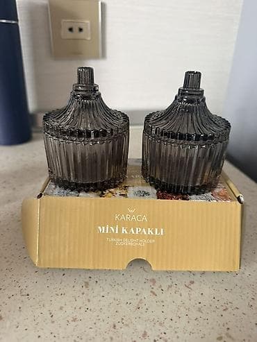 konfet: Məhsul: Karaca Mini Kapaklı – lokum/qənd qabı dəsti - Brend: Karaca - — 2