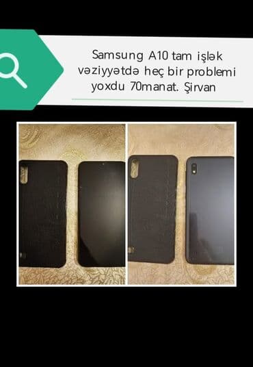 sədərək məişət texnikası: Samsung Galaxy A10, 32 GB, rəng - Qara, İki sim kartlı — 1