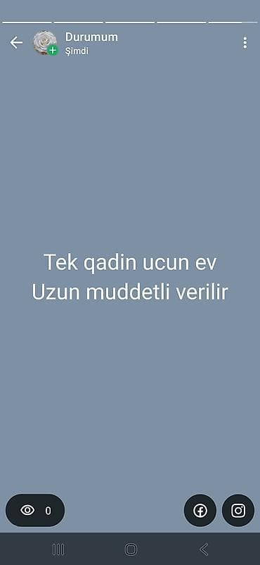 lalafonda kiraye evler: Uzunmüddətli kirayə – yalnız tək xanım üçün mənzil . 30 kv Təsvir: - — 1