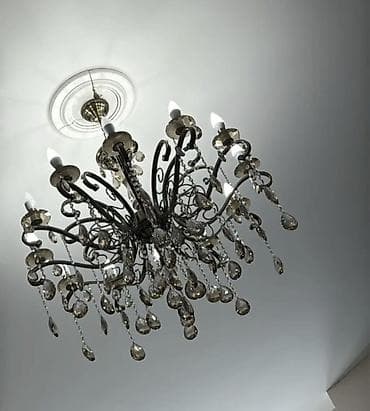 nerdivan nedir: Çılçıraq, 10 və daha çox lampa, Metal — 1