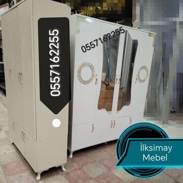 винная полка: Yeni, Açılan, 4 qapılı Düz dolab, Dolab-asılqan, Türkiyə — 3