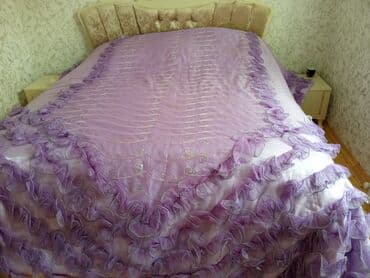 divan pokrival: Yataq üçün İşlənmiş rəng - Yasəmən Yataq örtüyü, Ünvandan götürmə — 2