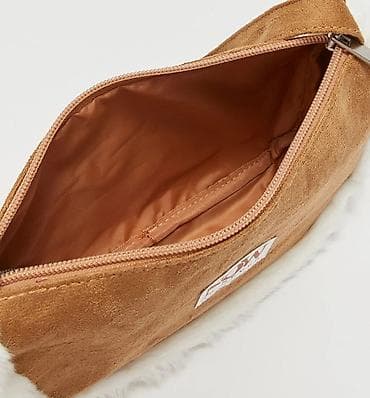 Сумки: Qadın çiyin çantası – “NOW OR NEVER” loqolu - Model: baguette/çiyin — 5