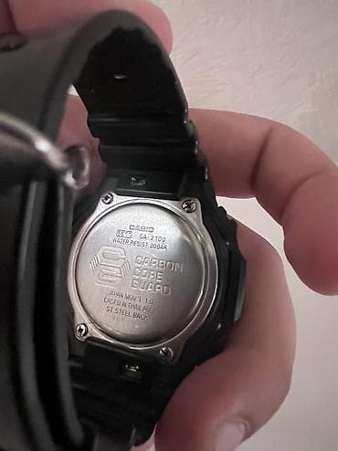 saatlar type 1: İşlənmiş, Qol saatı, G-Shock, rəng - Qara — 2