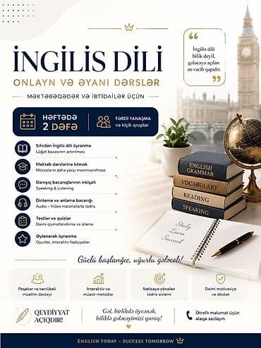 kafel metlax usta isi: Xarici dil kursu, İngilis dili, Uşaqlar üçün — 2