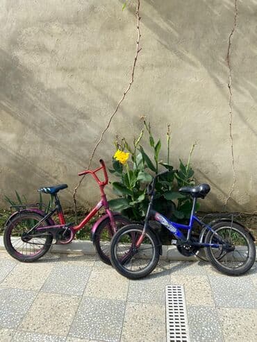 İşlənmiş İki təkərli Uşaq velosipedi 16", sürətlərin sayı: 1