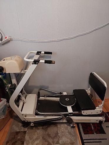 Qaçış zolağı, velosiped, avar çəkmə, press yığmaq, bel əzələsi üçün — 1