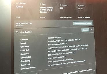 Masaüstü kompüterlər və komponentlər: 🖥️ **Gaming Kompüter – GTX 960 4GB | i5-4460 | 8GB RAM | SSD + HDD** — 2