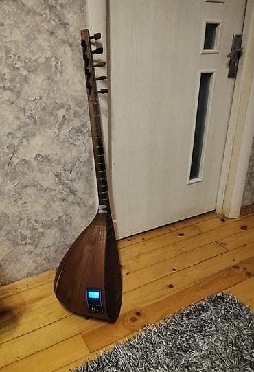 Ovçuluq və balıqçılıq: Elektrik saz (elektro-akustik) - Korpus: tam ağac, armud formalı saz — 1