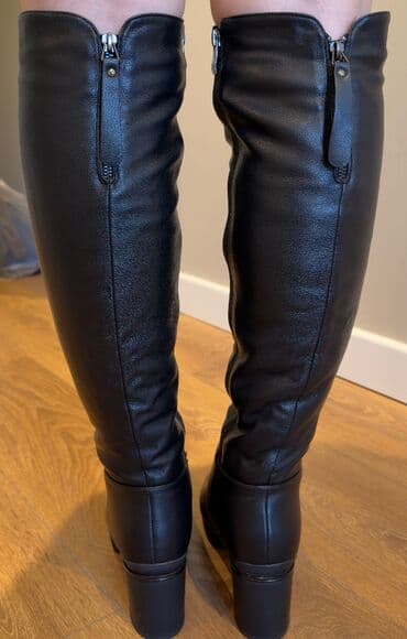 sapaskiler: Çəkmə, Ölçü: 38, rəng - Qara, Yeni — 5