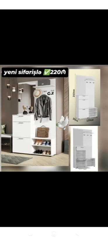 Yeni, Açılan, Düz dolab, Dəhliz dolabı