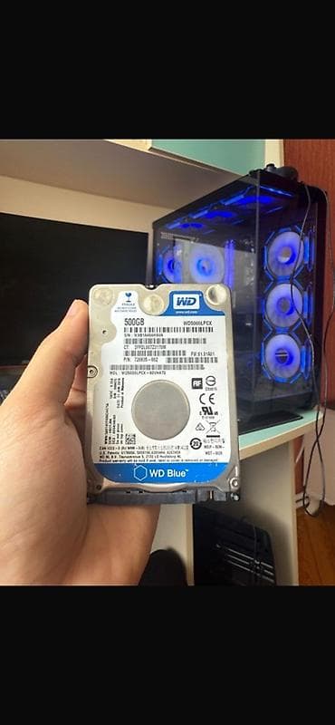 Monitorlar: WD Blue 2.5" HDD – 500 GB - Model: WD5000LPCX (WD Blue) - — 1