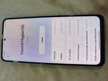 Mercedes-Benz: Redmi Note 12, 128 GB, rəng - Mavi, Sensor — 5