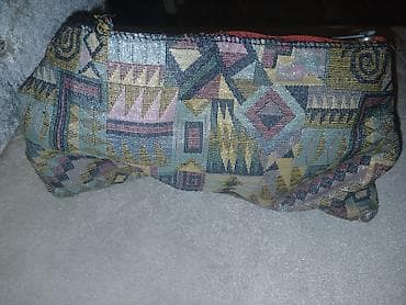 Etno naxışlı kosmetik/aksesuar kisəsi - Material: sıx toxunmuş parça