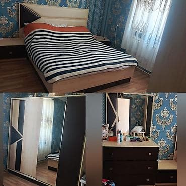 Yatağ Mebeli 330₼Satilir. Matras daxil. Baza yoxdu.
Ünvan: Qobu. Ema🩶 — 1