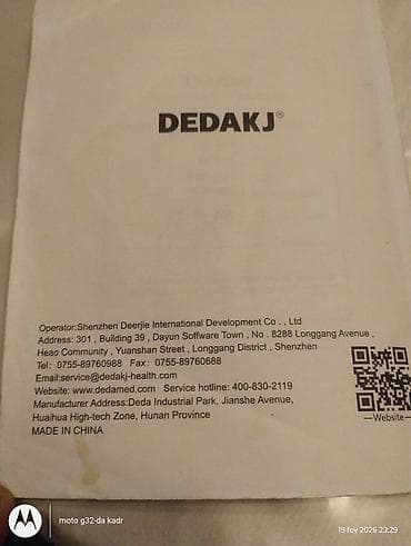 Tibbi maskalar: DEDAKJ oksigen konsentratoru - Brend/model: DEDAKJ - Təyinat: ev və — 4