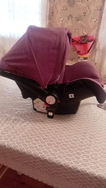 Детская одежда и обувь: Uşaq avtomobil oturacağı / beşik tipli daşıyıcı - Rəng: bənövşəyi — 4