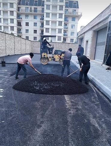təcili santexnik ustasi: Asfalt islərinin görülməsi mehelle daxili yollar küçələr bina saheleri — 2