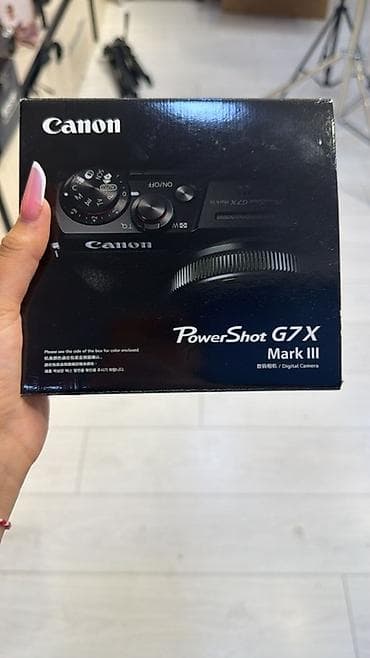 Canon PowerShot G7 X Mark III – kompakt rəqəmsal fotoaparat - 1.0”