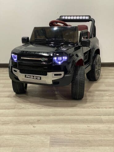 maşınlar uşaq üçün: Əsl Jeep uşaq maşını. Land Rover Defnedre 😎 12 V Güclü Batareya 4 — 2
