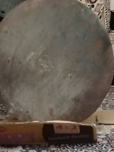 Dəmir sac tava – böyük ölçülü, dairəvi - Material: qalın döymə