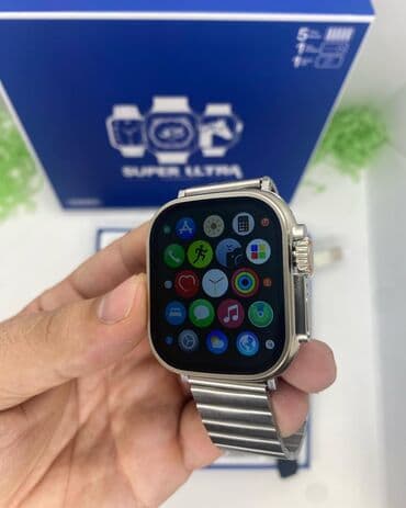 ct8 max smart watch: Yeni, Smart saat, Apple — 10
