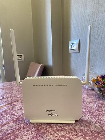 komputer setup: Nokia simsiz Wi‑Fi router. ATS interneti üçün uygundur. 2-3gun — 1