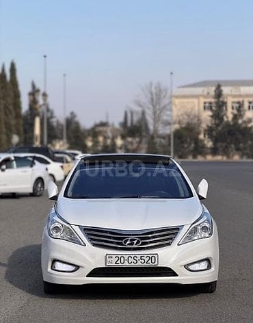 Hyundai Grandeur (Azera) – ağ rəng, sedan, geniş və komfortlu salon