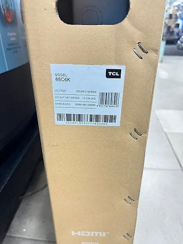 lg smart: Yeni Televizor TCL QLED 65" 4K (3840x2160), Pulsuz çatdırılma, Rayonlara çatdırılma — 3