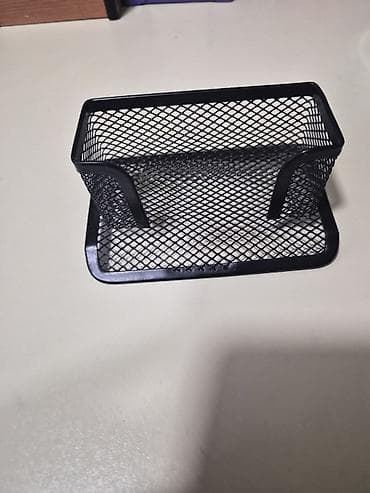 Qələmlər: Металлический держатель для бумажек. Kağız altı metal qab — 2