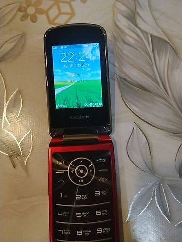 nlt plus electronics: TeXet qapaqlı mobil telefon - Rəng: qırmızı, naxışlı korpus - Qapaqlı — 4