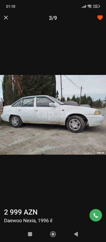 masin pribor isiqlari: Daewoo Nexia: 1.5 l | 1996 il Sedan — 5