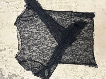 varatnikli koynekler: Məhsul: Qara dantelli şəffaf bluz - Material: nazik, elastik dantel — 1