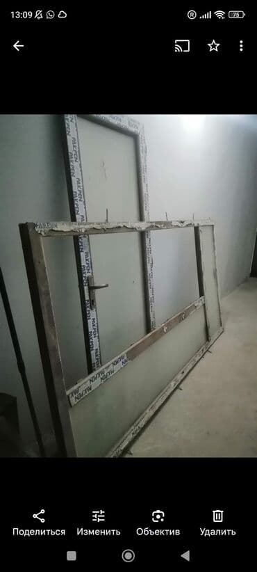 plastik qapi pencere kreditle: Б/у Пластиковая дверь С рамой, Самовывоз — 1