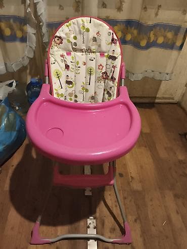 kukla sekilleri: Uşaq yemək stulu / çevrilən yelləncək-stul - 2-si 1-də funksionallıq — 1