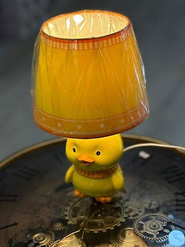Şəkillər, tablolar: Uşaq otağı üçün masa lampası – ördək fiqurlu - Dizayn: Sevimli ördək — 5