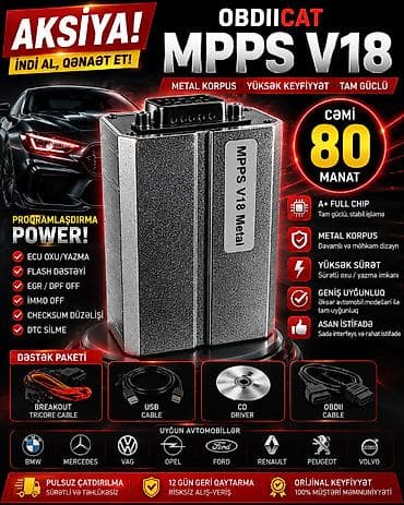MPPS v18 proqramlaşdırma cihazı. 🚩 Təzə və dəmir keysdə olan bir