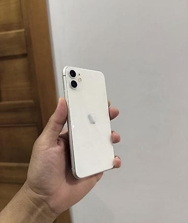 IPhone 11, 128 GB, Ağ, Zəmanət, Simsiz şarj, Face ID lalafo.az -da IPhone 11, 128 GB, Ağ, Zəmanət, Simsiz şarj, Face ID