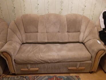 Künc otağı üçün yumşaq mebel dəsti Tərkibi: - 1 ədəd üçnəfərlik divan